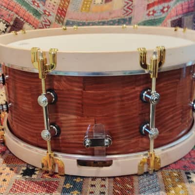 SSS Solid Shell Shop Custom Snare Drum Unikat 2025 - Brown image 7