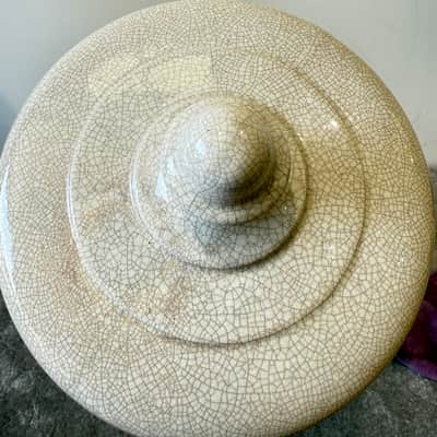 Pearl & Oakley Acoustics – Cerca Range Urn Speakers Pair CLV0456 - Ceramic/Wood Design - Excellent image 8