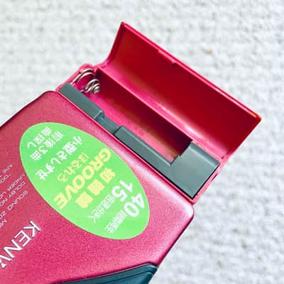 KENWOOD CP-K5 Walkman Cassette Player, Excellent Rare Pink Red ! For Display or Repair ! image 7