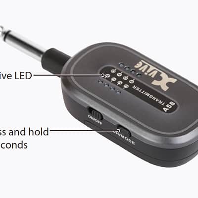 Xvive A58 Comlete Guitar Wireless System - Rosewood image 3