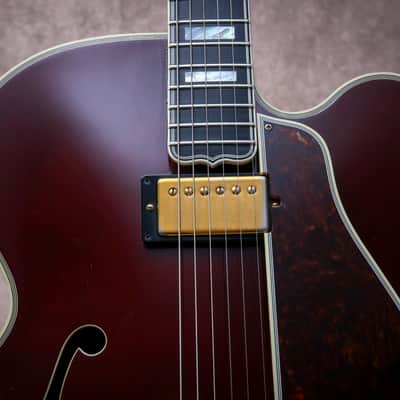 GIBSON USA Custom Shop L-5 Wes Montgomery Archtop "Wine Red + Ebony" (1991) image 4
