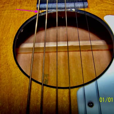 1970 Harmony H150 33" Parlor Acoustic Guitar USA image 6