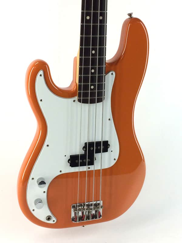 Fender Precision Bass, ’62 LEFT HAND, Capri Orange, 1999, Rare image 1