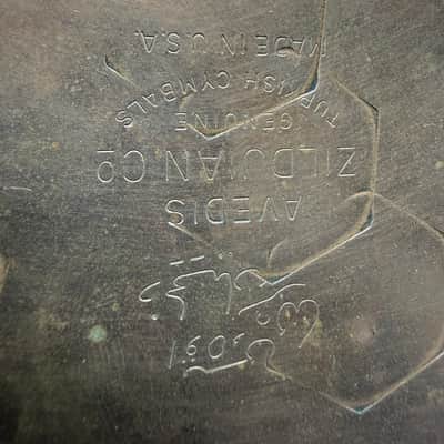 Zildjian 14" Z Series Dyno Beat Hi-Hat Cymbals (Pair) 1986 - 1993 - Brilliant image 2