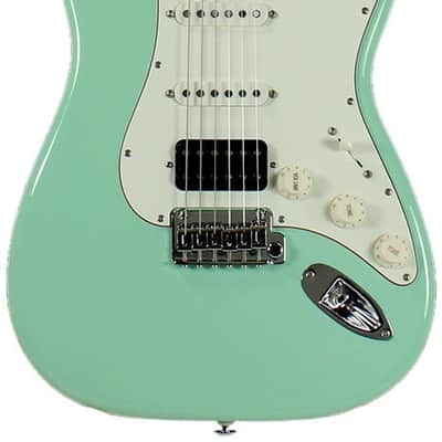 Suhr Classic S HSS Guitar, Surf Green, Maple image 1