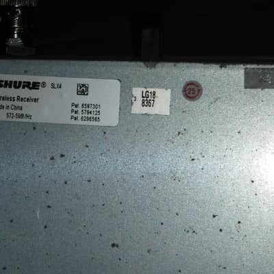 Shure SLX4 Wireless Receiver. J3 Frequency Band. 1U rack mount. image 4