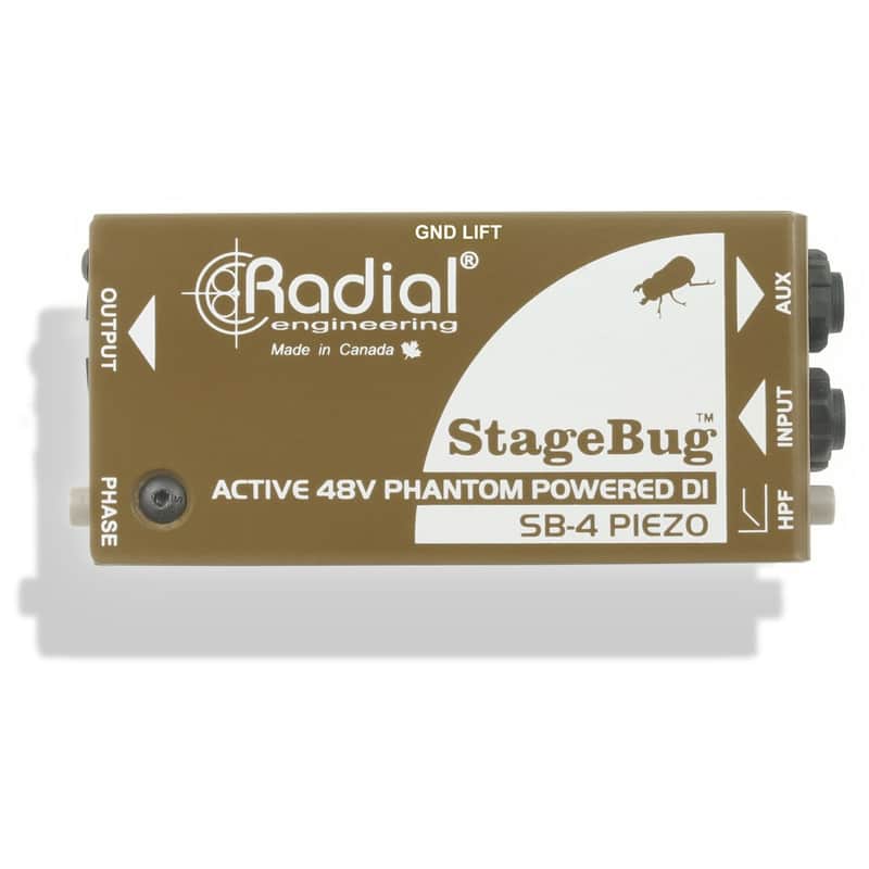 Radial StageBug SB-4 Piezo DI Compact Active Direct Box image 1