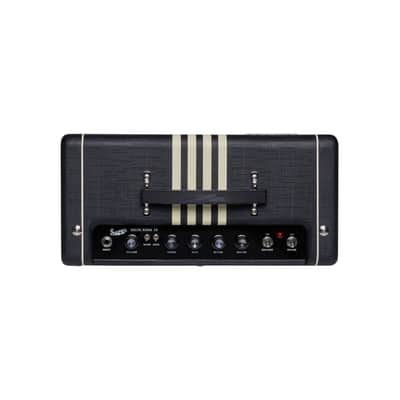 Supro Delta King 10 Combo 5 Watt Guitar Amplifier, Black w/ Black Stripes image 7