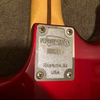 Kramer  Pacer Deluxe  1985 Candy Apple Red(PENDING SALE) image 5