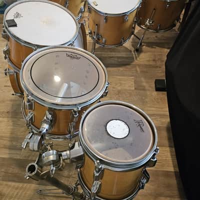Rogers XP8 8/12/13/14/16/18/24 Maple Drum Kit Set in Natural Gloss image 2