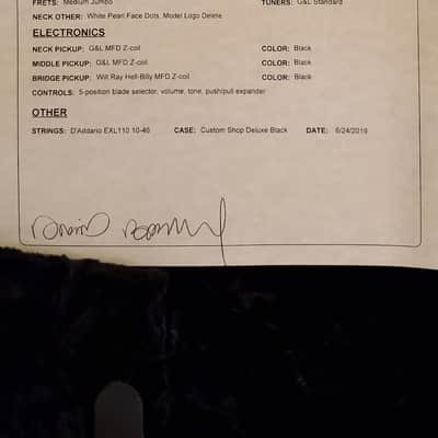Custom Shop G&L ASAT Z-3 Whiskey Urethane image 8