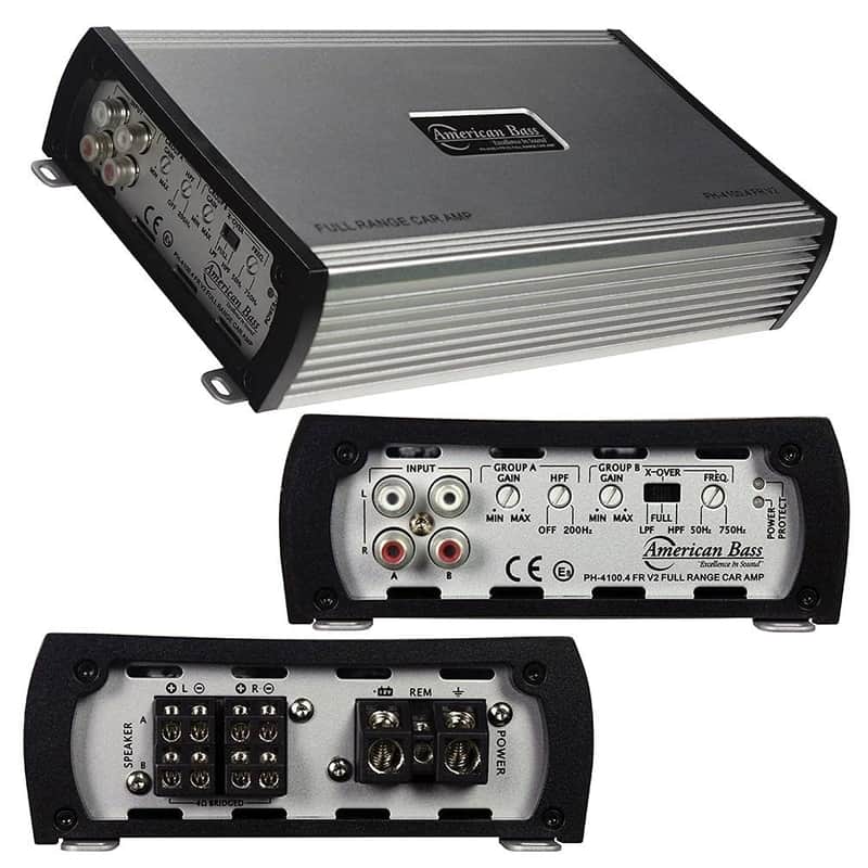 American Bass PH41004FRV2 Amp 4 Channel 2 Ohm Stable 480 Watts image 1
