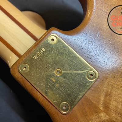 1992 Wal Mk2 5-String Fretless Bass – Walnut Facings, Ebony Board image 20