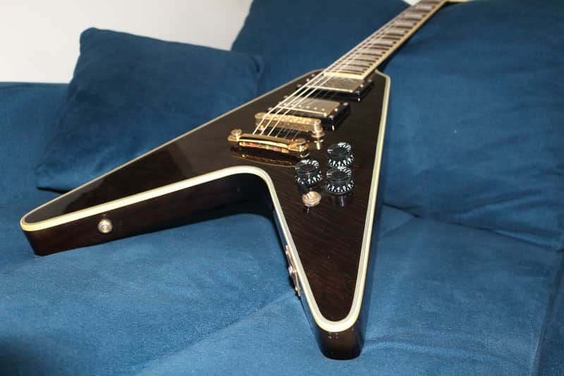 ESP Paul Smith Flying-V (Unique Mini/Traveller Guitar) - See