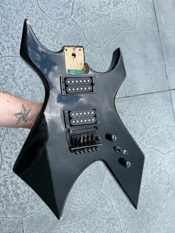 B.C. RICH WARLOCK Platinum 1989 - Floyd Rose (NON FUNCTIONING) (BODY NO NECK) image 1