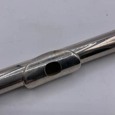 Unmarked Student Flute Silver Plated Closed Hole Flute With Hard Case image 8