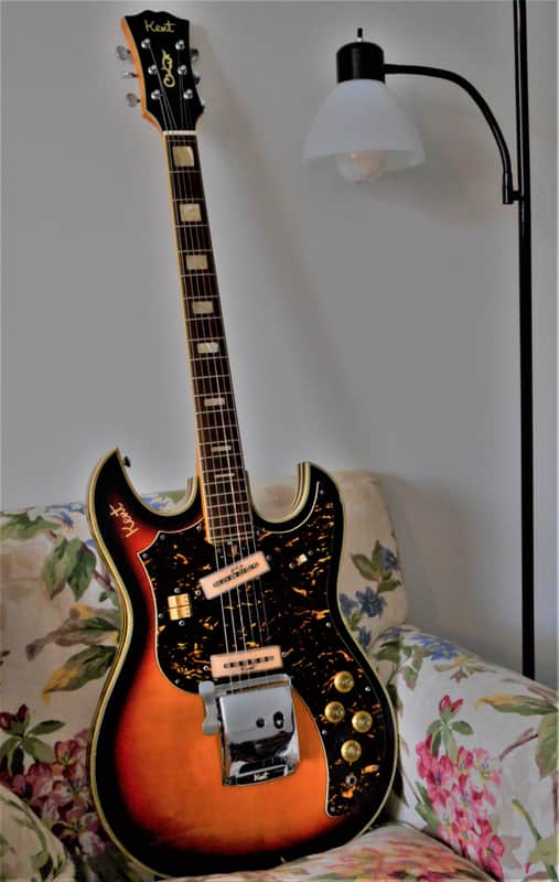 KENT (Kawai/Teisco) Model 740 Guitar 1967 Vintage Sunburst [SolidBody] image 1