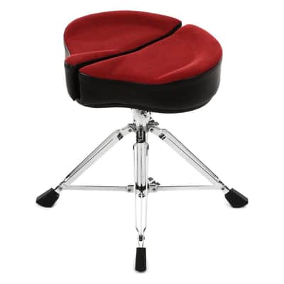 Ahead Drum Stool Throne Spinal G Four Leg, Red Cloth Top ASPG-R image 4