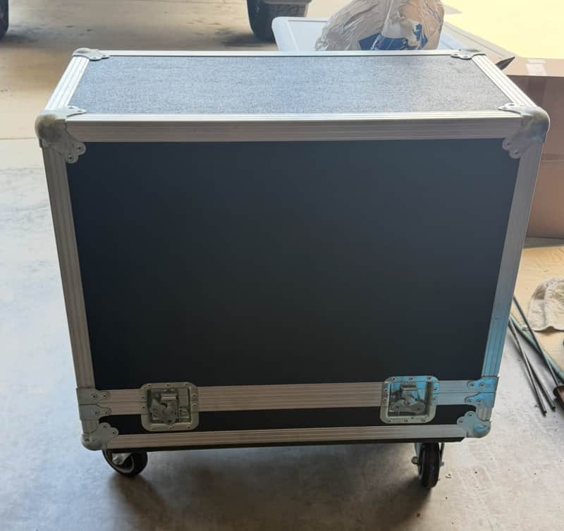 Pro X Case  Amplifier Road Case 212 Combo road case Mid -90s  - Black / Mill finish image 1