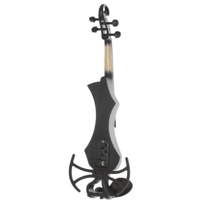 GEWA Novita 3.0 Electric 5-Strings Violin, Black, With Universal Shoulder Rest Adapter image 3