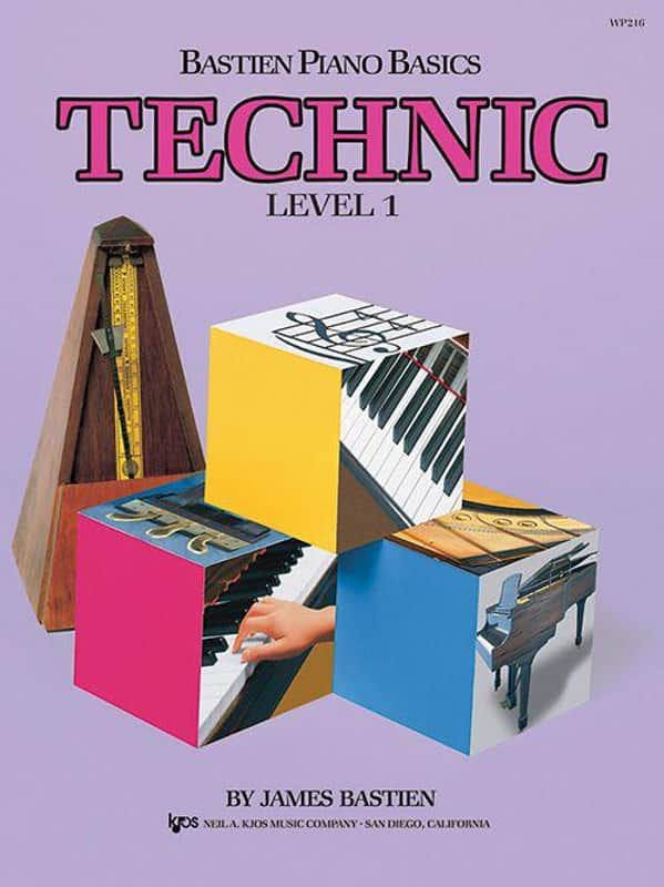 Bastien Piano Basics: Level 1 - Technic Book, KJOS Publishing image 1