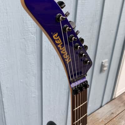 Kramer HJK-GL George Lynch Signature Model Circa 1985 Purple Metallic image 8