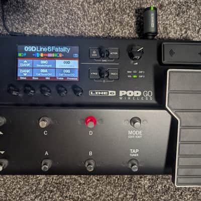 Line 6 POD GO Wireless Multi-Effect and Amp Modeler 2021 - Present Black image 2