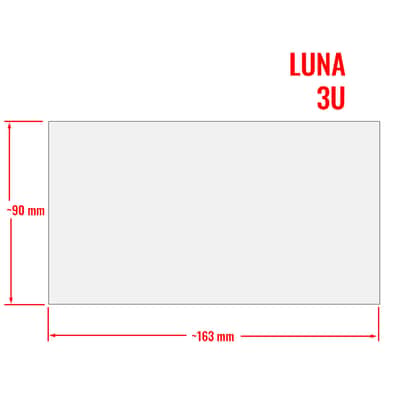 3U / 104HP Eurorack Case LUNA • Rails + Threaded strips • Solid apricot • Unpowered image 11