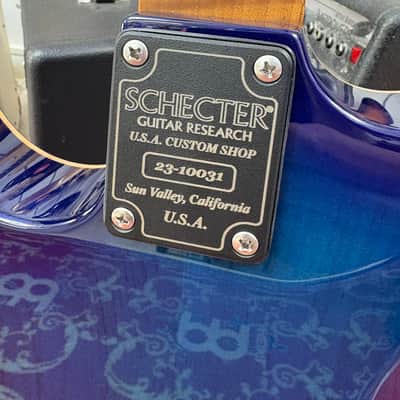 Schecter Sunset custom II HSS reserve Ltd 2023 - Tsbl image 9