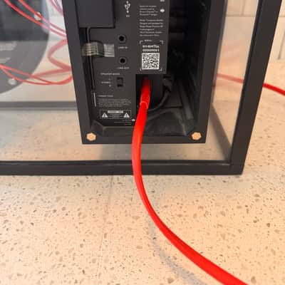 Original Transparent Sound Speaker (Large, Black) – Early Generation, Excellent Condition image 3
