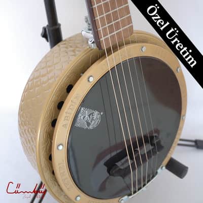 Cumbus Turkish Strings Cumbus Guitar Aluminum Body Professional Cumbus Cumbush (Turkish Banjo) image 2