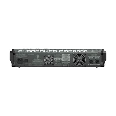 Behringer Europower PMP6000 1600-Watt 20-Channel Powered Mixer with Multi-FX Processor and FBQ Feedback Detection System image 9