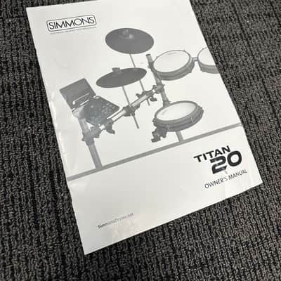 Simmons Titan 20 Electronic Drum Kit With Mesh Pads & Bluetooth Regular image 5