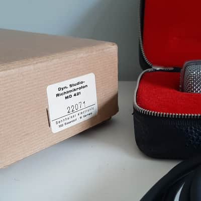 Sennheiser/Telefunken MD 421-2 Cardioid Dynamic Microphone 1960s - 1970s - White image 6