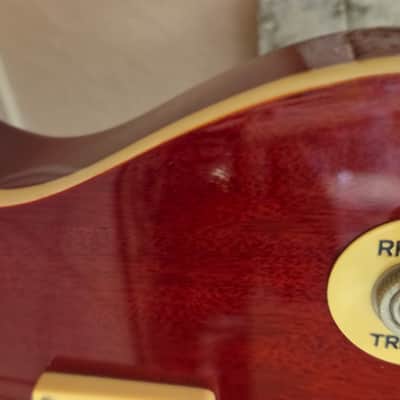 2004 Samick Avion Model AV-1/WR Greg Bennett Design,  Transparent Red image 6