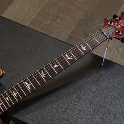 1999 PRS Custom 22 Quilt Top Electric Guitar Amber Burst + HSC image 7