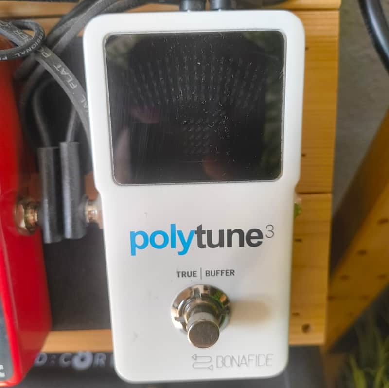 TC Electronic Polytune 3 Polyphonic Tuner Pedal 2017 - Present - White image 1