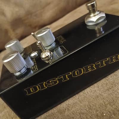 PigStompPedals "Distortion Distortion clone" PedalPCB - Distortor - Gloss Black image 1