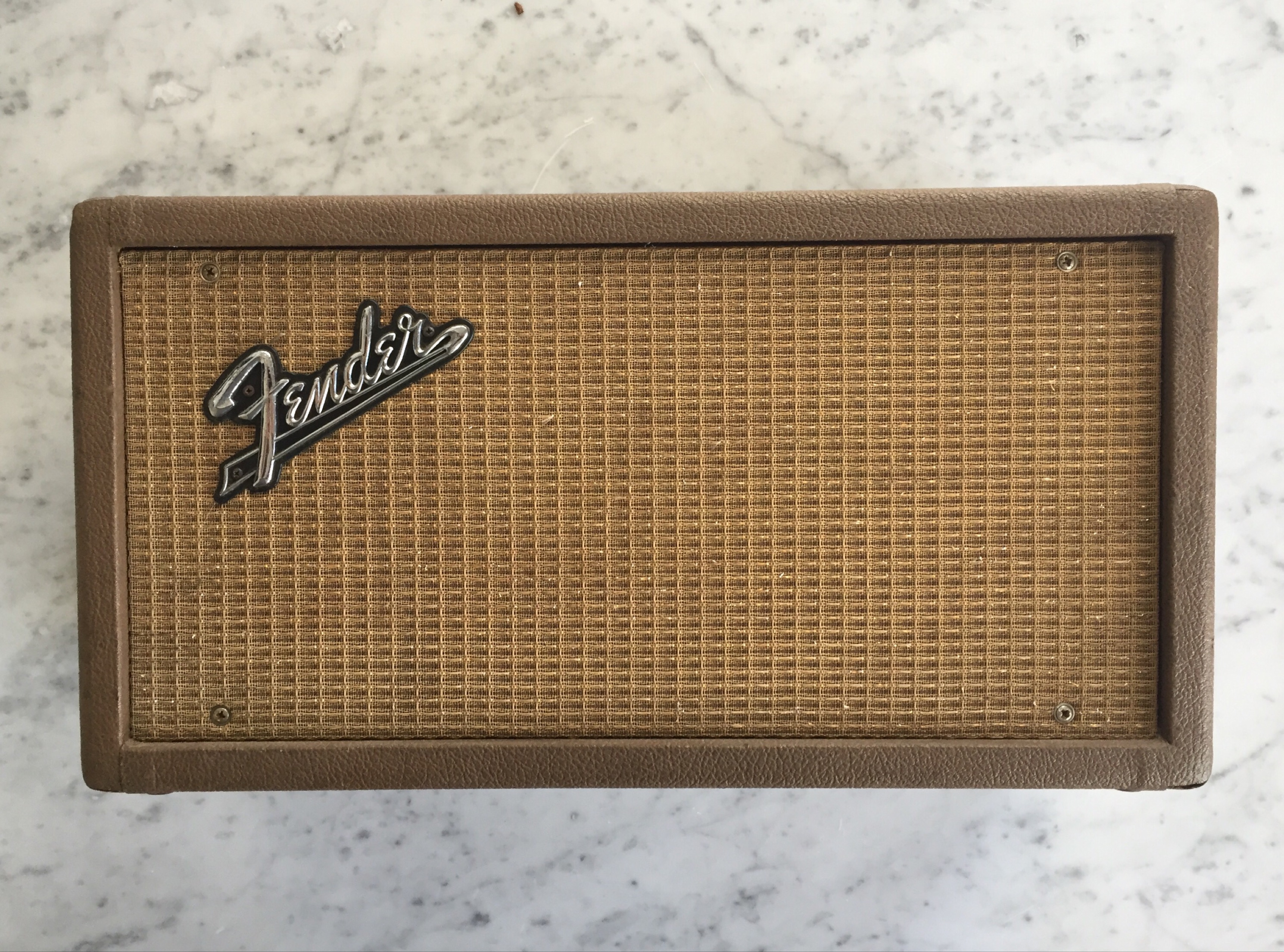 RARE 1965 Fender Reverb Unit Brown Tolex