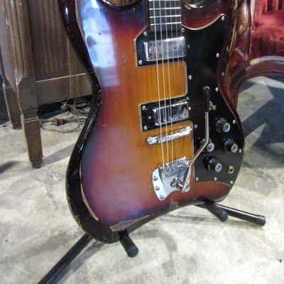 1964 Guild S-100 Polara  Kickstand Sunburst image 3