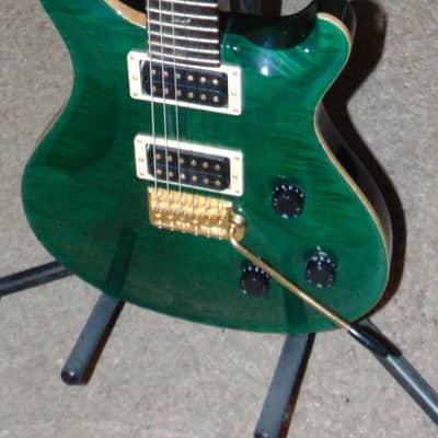 Paul Reed Smith Custom 24 Artist Package Emerald Green w/Birds and OHSC w/OHSC PRS image 4