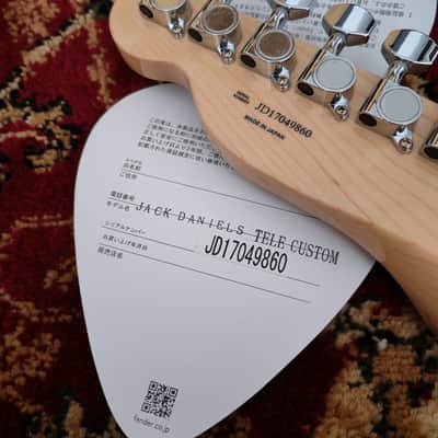 2017 Fender Japan x Jack Daniel's Telecaster Custom - Promotional Collaboration Model - Excellent Condition, Full Candy Case, Extremely Rare !! image 16