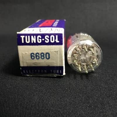 NOS TUNG-SOL 6680/12AU7A Audio Amplifier VACUUM TUBE USA Tested 7.5988-D image 3