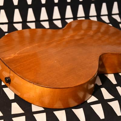 ✴️ Video Included - Double-top 1920s Antique Pre-war German Romantic Guitar, Hand-carved Rosette – Great Condition and Outstanding Sound image 11