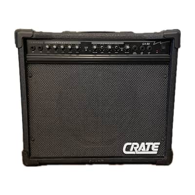 Crate GX-80 | 2-Channel, 80-Watt, 1x12" Solid State Guitar Combo, mid-90s - Black image 1