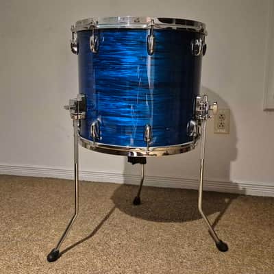Gretsch GB-1416F Brooklyn 14x16 Floor Tom Blue Burst Pearl image 2