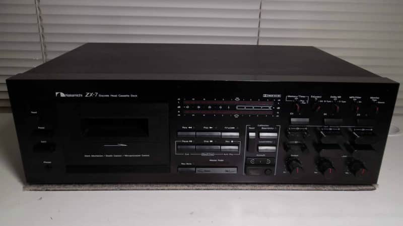 1981 Nakamichi ZX-7 Stereo Cassette Deck New Belts & Serviced | Reverb