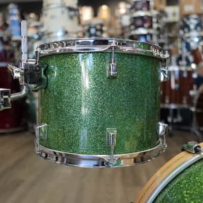 Pre-Owned Modified Taye 3-PC Shell Pack 10/13/18 (Custom Green Sparkle Finish) image 5