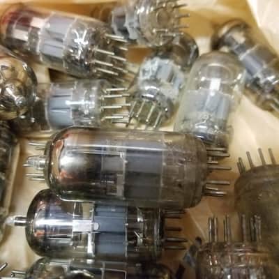 Amperex ONE (1) 6DJ8 AT1000 TESTED Vacuum Tube Heerlen Large Halo Getter GA3 GA4 GA6 GA7 Bugle Boy T3 ECC88 dual triode 1959-1962 image 3