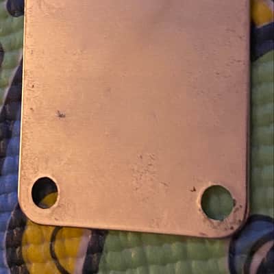 1957 Fender Neck Plate original vintage pre-CBS - Stratocaster/Telecaster/Bass/etc - Chrome ‘57 image 2